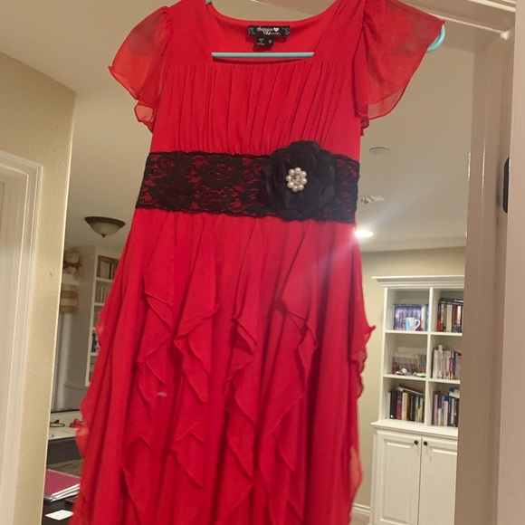 Red Girls Formal Dress - Picture 1 of 6